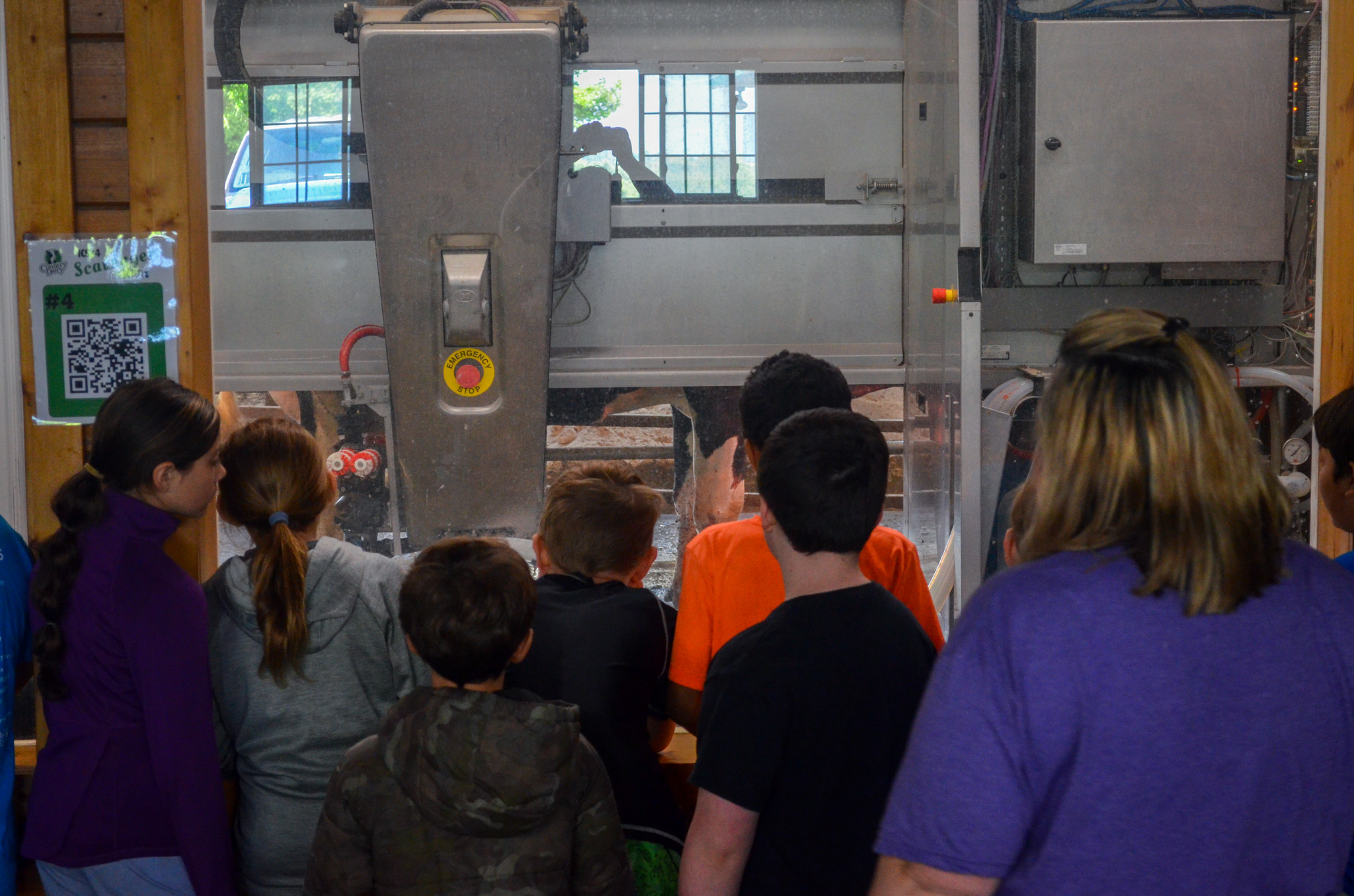 Kids on farm tour